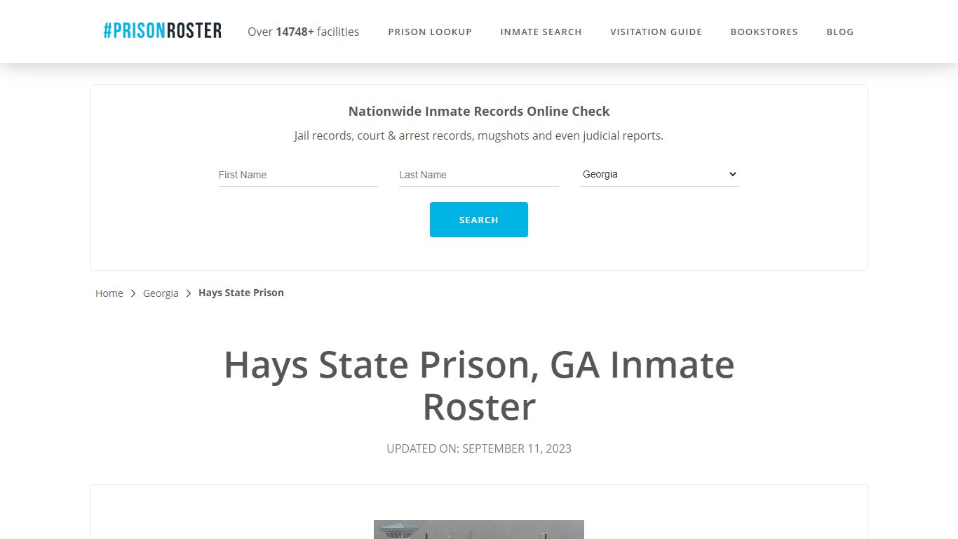 Hays State Prison, GA Inmate Roster - Prisonroster
